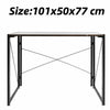 Folding PC Computer Desk Writing Study Table Office Home Workstation Wood&Metal
