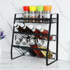 Kitchen Spice Jar Rack 3 Tier Bottle Storage Organiser Seasoning Shelf Holder