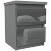 Bedside Cabinet Table Nightstand 30 x 30 x 40cm 2 Drawers Modern Design