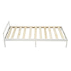 Single Bed Frame In White 3ft Solid Wooden Frame. Fits Single Mattress 190x90 cm