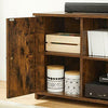 Vintage Retro TV Stand Sideboard Storage Cabinet Media Unit Slim Rustic Cupboard