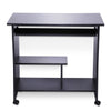 80CM Small Computer Desk Home Office PC Table Workstation Storage Shelves Unit