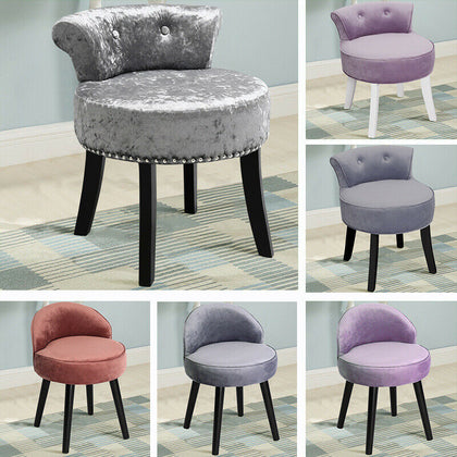 Velvet Dressing Tables Chair Vanity Stool Makeup Stools Dining Chairs Furniture