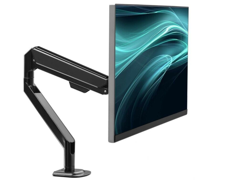 EleTab Full Motion Single Monitor Desk Mount Monitor Stand Monitor Bra