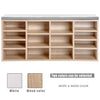 Shoe Storage Rack Cabinet Shoe Bench Shoe Shelf 14 Compartments with Cushions