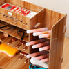 Wooden Pen Pencil Storage Holder Organizer Office Desk Tidy Case & Large