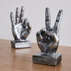 Abstract Art Hand Gesture Sculpture Ornament Figurine Statue Tabletop Decoration