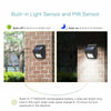 25 LED Solar Powered PIR Motion Sensor Outdoor Garden Light Security Flood Lamp