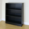 3 Tier Wooden Black Home/Office Bookcase Storage Display Unit Shelving/Cabinet