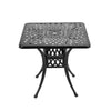 Cast Aluminium Dining Table&2/4 Chairs Set Garden Bistro Outdoor Metal Furniture