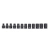 35Pcs Deep Impact Sockets 1/2" Metric Drive Tool Set Garage Workshop 8-32mm