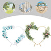210cm(6.89ft) Heart Shaped Wedding Metal Balloon Arch Stand Frame Display Kit UK
