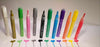 Set of 18 Colorful Paint Draw Markers Pens Water Based Acrylic Paint Medium Nib