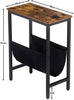 Side Table End Table w/ Magazine Holder Sling Nightstand 48 x 24 x 61cm Vintage