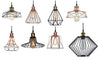 Vintage Metal Cage Industrial Wire Frame Pendant Light Loft Ceiling Lamp Shade