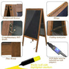 LED Light Advertising Message Writing Board A Board Pavement Sign Display Stand