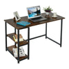 120cm Computer Desk PC Table Laptop Corner Bookshelf Writing Office Unit