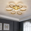 Aluminum LED Ceiling Lamp Ring Light Chandelier Lights Fixture Living Bedroom
