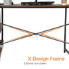 Corner Computer Desk L-shaped PC Table Workstation Home Office Study w/ Shelves