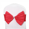 Ready Made Elasticity Stretch Chair Cover Bow Band Buckle Slider Sashes Decor