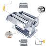 Stainless Steel Pasta Roller Maker Lasagne Spaghetti Tagliatelle Machine Kitchen