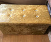 New Quilted Folding Storage Ottoman Seat, Crushed Velvet Toy Storage Box