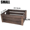 Wooden Farm Shop Wooden Slatted Apple Crate Gift Display Storage Boxes Hamper