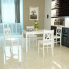 4 Colors Solid Pine Wood Dining table and 2/4 chairs Set Home Kitchen Furniture