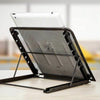 Adjustable Laptop Stand Folding Portable Mesh Tablet Holder Tray Office Support