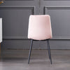 Set of 4 Velvet Chairs Soft Padded Seat Kitchen Chairs with Metal Leg Lounge