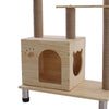 Cat Tree Activity Centre Wooden Platform Condo Bed Sisal Post Climbing Scratcher