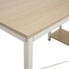 Corner Computer Desk with 4 Tier Bookshelf Home Office Study Desk Laptop Table