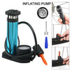 Compact Bicycle Bike Pump mountain Mini Inflator Tyre Tire Air Pressure Gauge UK