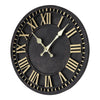 Wall Clock Illuminated / Solid Numerals Silent Retro Chic Decor 12-13inch Clocks