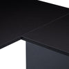L-Shaped Home Office Desk Corner Computer Desk Black/White for Home Study Work