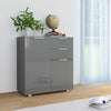 New Sideboard Cabinet Cupboard Unit Storage Furniture With 2 Drawers & 2/3 Doors