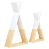 Set of 2 Teepee Wall Shelves Colourful Childrens Kids Bedroom Shelving