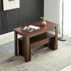 Wooden Dining Table and Chairs Set 2 Bench Kitchen Furniture Activity Desk Kid