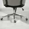 Vinsetto Modern Office Chair Ergonomic Padding High Back Swivel Beige Grey