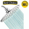 8" Large High Pressure Rainfall Shower Head Hose Set Chrome Bath Water Saving