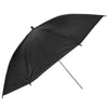 Studio Umbrella 33" Reflective Flash Photo Black Silver Soft Light Photography