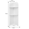 Wood-Plastic Shower Caddy Corner Shelf Bathroom Organiser Storage Rack 3 Tier UK