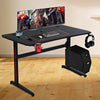 Modern Home Office Computer & Gaming Desk PC Study Table W/ Cup Holder Headphone