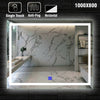 Bathroom Mirror Light up Large Wall led Mirror illuminated Heated With Bluetooth