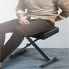 Adjustable Keyboard Stand & Stool X-frame Musical Instrument Seat Bench PU Chair