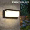 Modern 18W Outdoor PIR Motion Sensor LED Wall Light Garden Lamp IP65 Waterproof