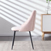 Set of 2 Morden Velvet Dining Chairs Living Room Luxury Chairs Counter Chairs