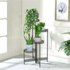 3/4 Tier Metal Plant Pot Stand Folding Flower Pot Rack Shelf For Indoor Outdoor