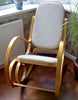 NEW BENTWOOD THONET ROCKING CHAIR PADDED SEAT BIRCH LIVING BED ROOM CONSERVATORY