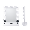 Illuminated LED Lights Make Up Vanity Mirror with Bluetooth Speakers USB Port